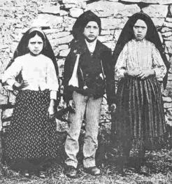 Die Seherkinder Jacinta, Francisco und Lucia