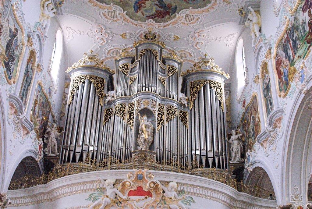 Orgel aus der Wallfahrtskirche Mriastein, schweiz / Presse-Bild-Poss
