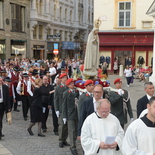 Maria Namen-Feier; Prozession, Garde-Soldaten des 