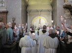Lourdes-Feier in der Wiener Franziskanerkirche am 15.6.2018