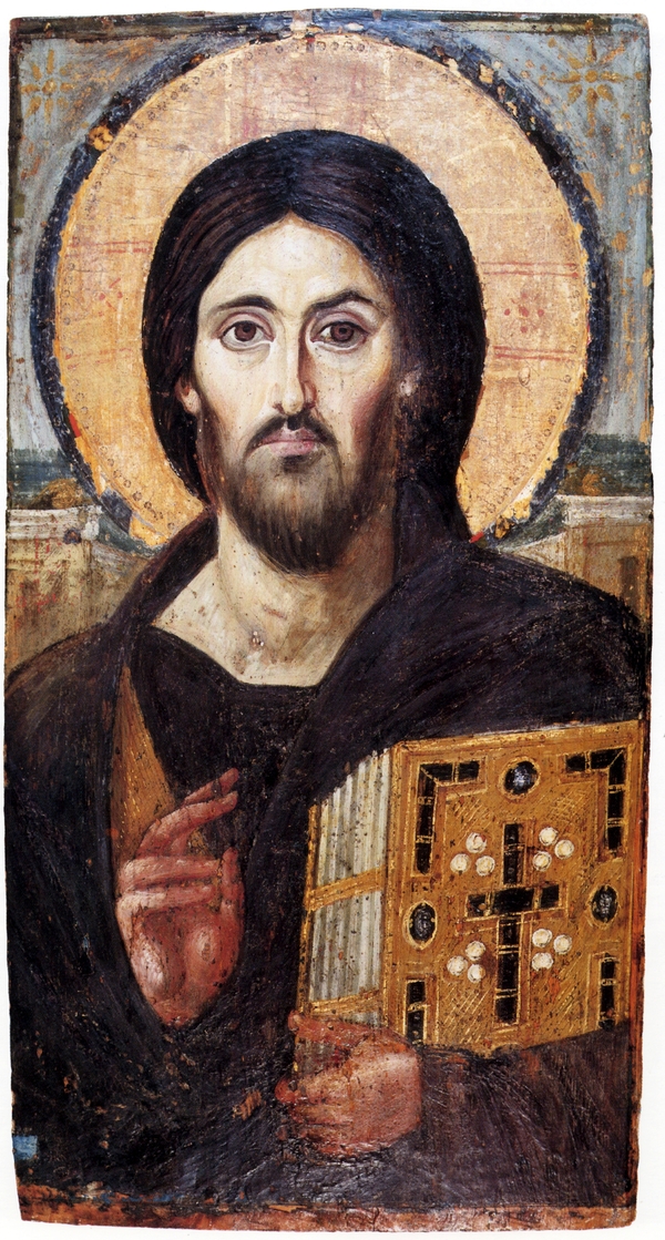 Christus als Pantokrator, Katharinenkloster, Ägypten (6. Jh.)