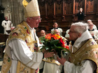 Erbischof Lackner gratuliert seinem Ordensmitbruder zum nahenden 85. Geburtstag